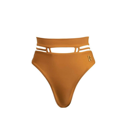 Tribal Bikini Bottom - Desert Sand - Sustainable Italian Fabric